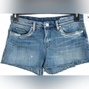 🚨HP MAY4🚨 BLANKNYC  LittleQueenie Whiskered Distressed Zip-Fly SHORTS SIZE 25